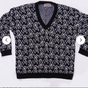 Vintage 80s Paisley Women's Sweater Jamknits